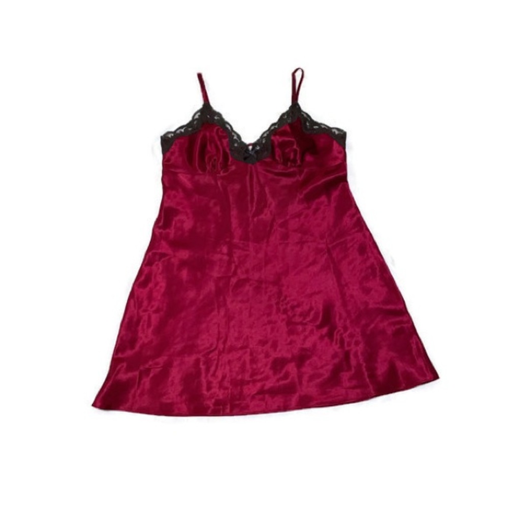 ❤️Adonna Burgandy Babydoll Size Medium